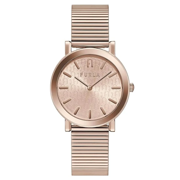 Γυναικείο Ρολόι Furla Ww00003008L3 (38mm) Μεταλλικό Μπρασελέ Ροζ