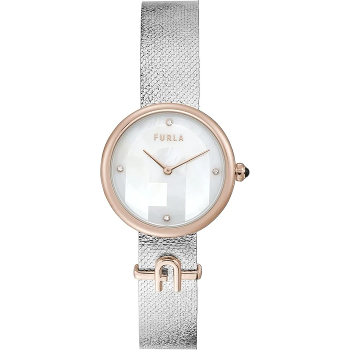 Γυναικείο Ρολόι Furla Ww00022004L5 (32mm) Μεταλλικό Μπρασελέ Ασημί