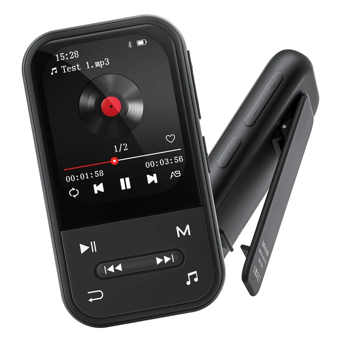 RUIZU MP3 Player X02 (32GB) με οθόνη 2.01" μαύρο