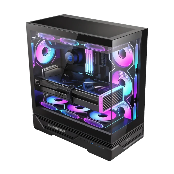 ARMAGGEDDON Aquaron Xtreme X10 - Midi Tower Gaming Κουτί Υπολογιστή (Μαύρο)