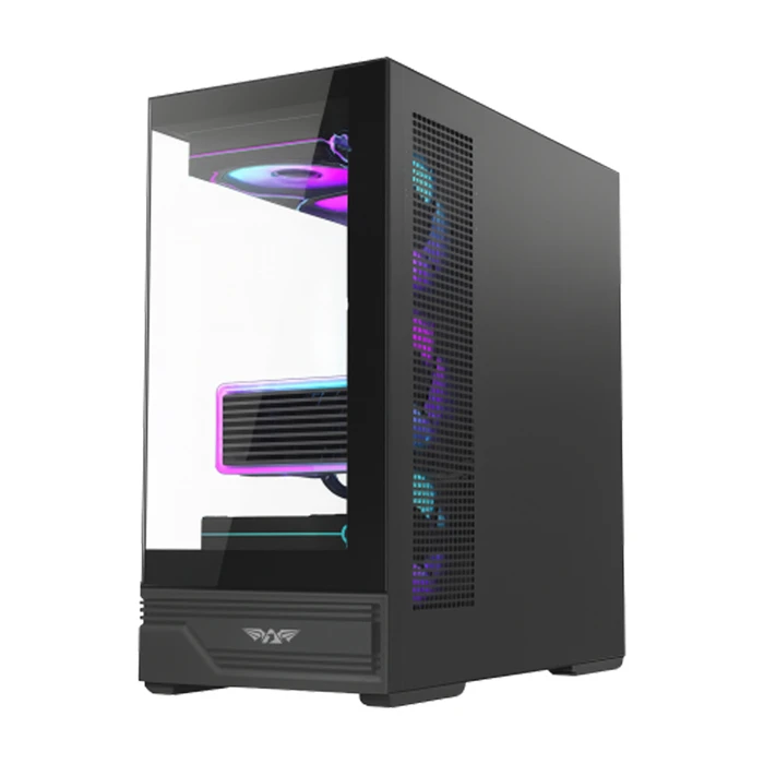 ARMAGGEDDON Aquaron Xtreme X10 - Midi Tower Gaming Κουτί Υπολογιστή (Μαύρο)