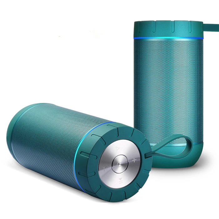 Φορητό Ηχείο Bluetooth Akai ABTSW-60 Τιρκουάζ αδιάβροχο με ύφασμα, AWS, Aux-In και handsfree-20W RMS