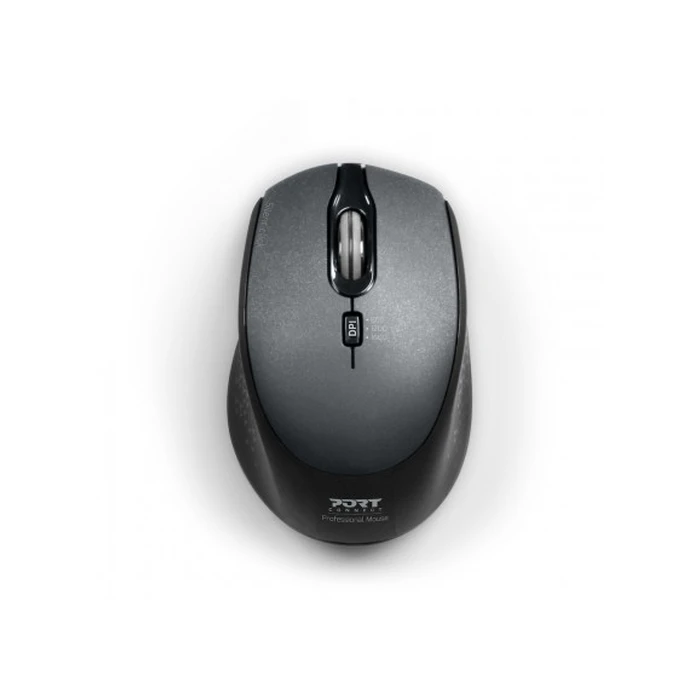 Ποντίκι Ασύρματο Port Designs 900713 Ambidextrous RF Wireless+USB Type-C 1600 DPI