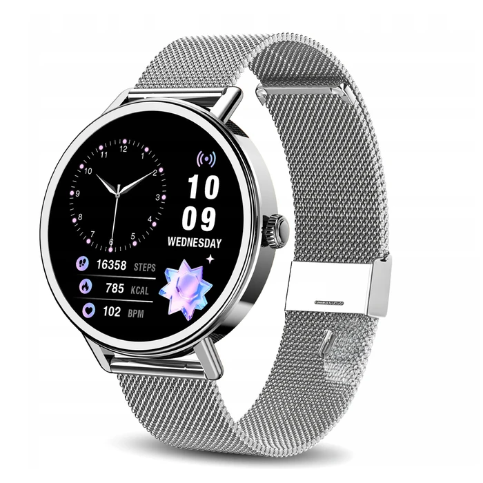 Blackview X30 46mm Smartwatch με Παλμογράφο (Ασημί)