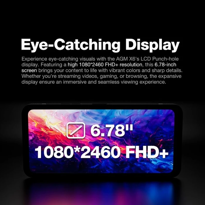 Κινητό Τηλέφωνο AGM 5g X6 Αδιάβροχο