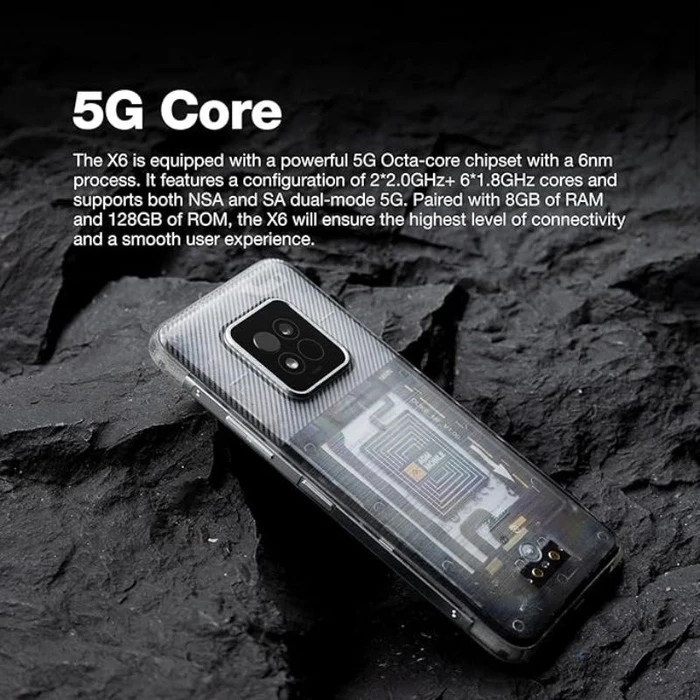 Κινητό Τηλέφωνο AGM 5g X6 Phantom Αδιάβροχο