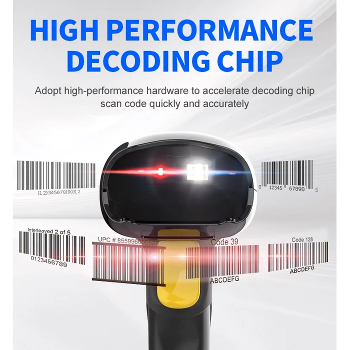 Barcode Scanner Gtcodestar X-760H, 1D & 2D, ενσύρματο, Μαύρο