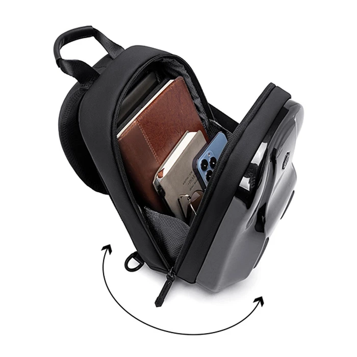 Τσάντα Arctic Hunter Crossbody Xb00551 Με Θήκη Tablet 3.5l Μαύρη