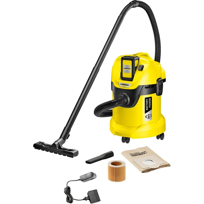 Ηλεκτρική Σκούπα Υγρών και Στερεών Karcher WD 3 Battery Set