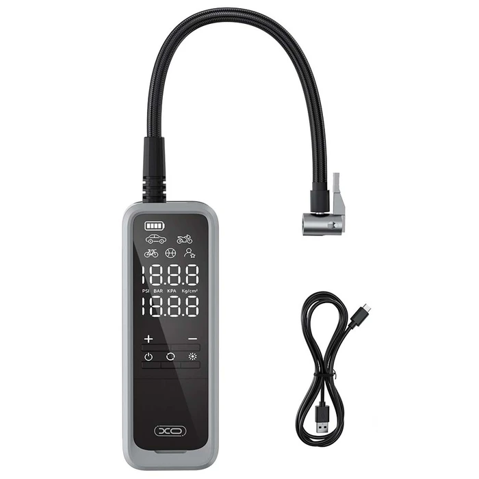 Τρόμπα Αυτοκινήτου XO CZ018 Smart Φορητή 5000 mAh 22 Κυλίνδρων