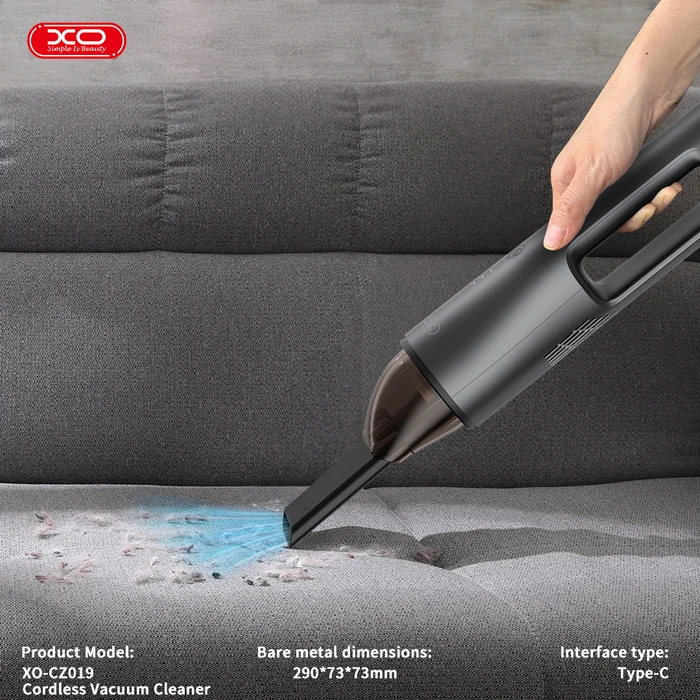 Σκουπάκι Χειρός XO CZ019 Smart και Αυτοκινήτου 5000mAh