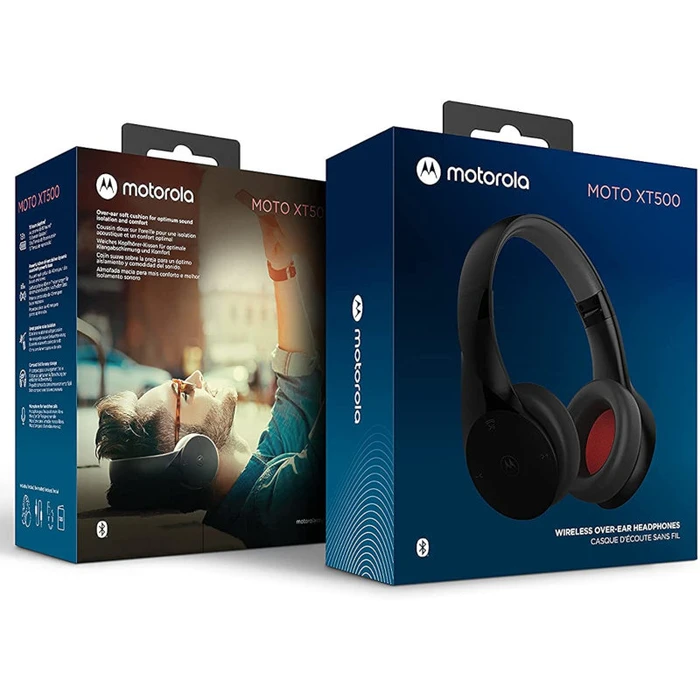 Headphones Motorola XT500 Μαύρο Ασύρματα Bluetooth over ear Hands Free