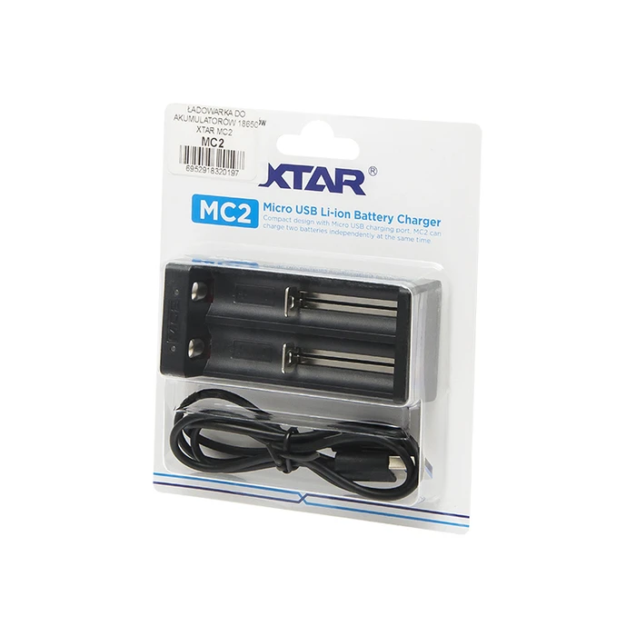 Battery Chargers XTAR MC2 2 Bay USB Charger