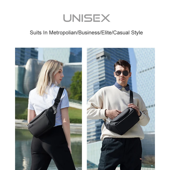 Τσάντα Arctic Hunter Crossbody Y00565 με Θήκη Tablet, 4L, Μαύρη