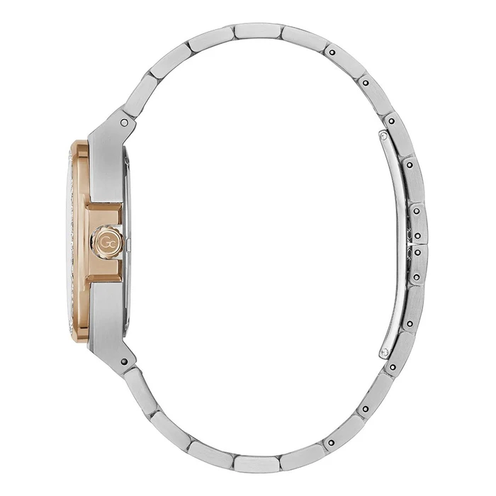 GC Women's Watch Y98001L5MF (36 mm) - Quartz, Stainless Steel, Grey Dial, Sapphire