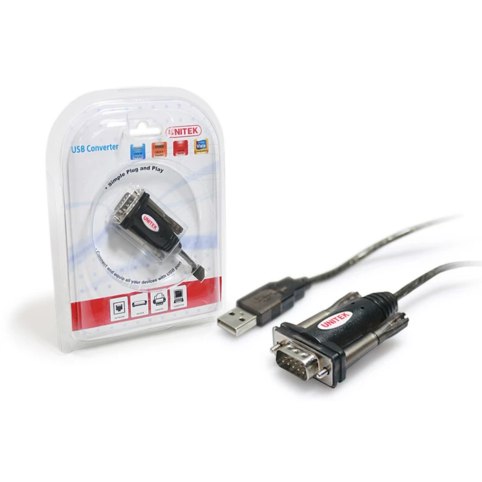 USB Converter Unitek Y-105A RS-232 1.4m