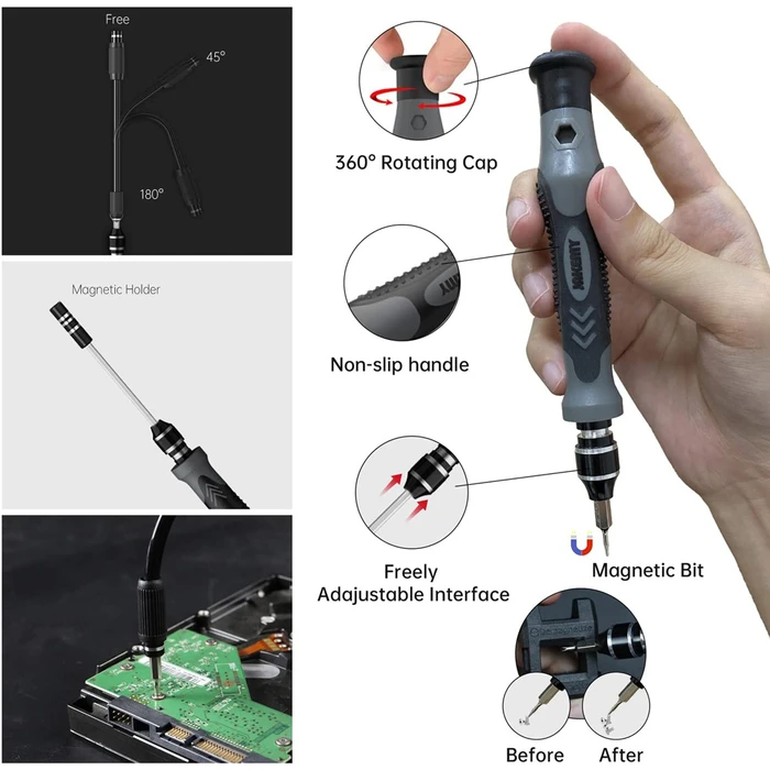 Σετ Εργαλείων Επισκευής Κινητών Jakemy YF-P14, επαγγελματικών προδιαγραφών, 141τμχ