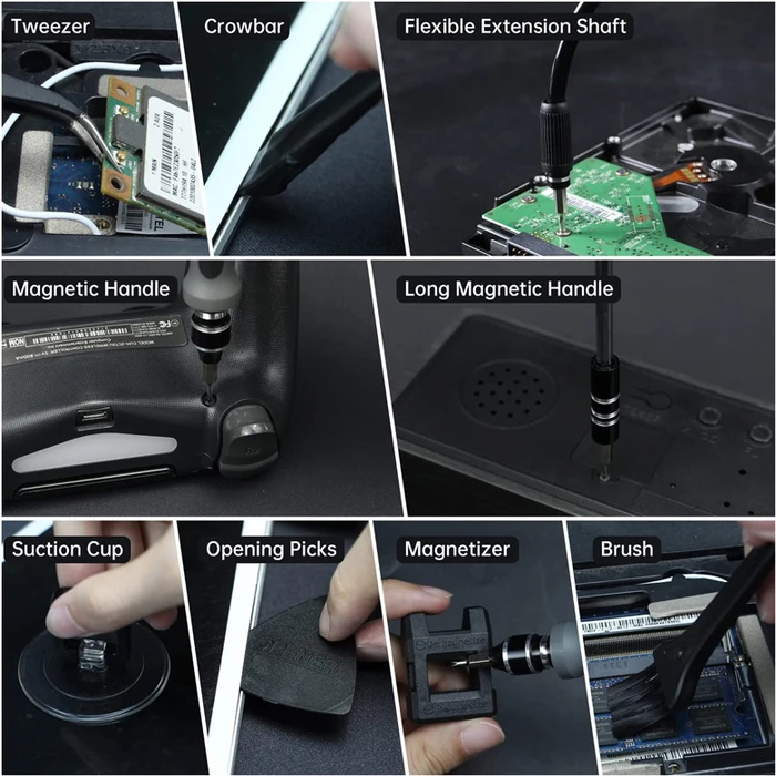 Σετ Εργαλείων Επισκευής Κινητών Jakemy YF-P14, επαγγελματικών προδιαγραφών, 141τμχ