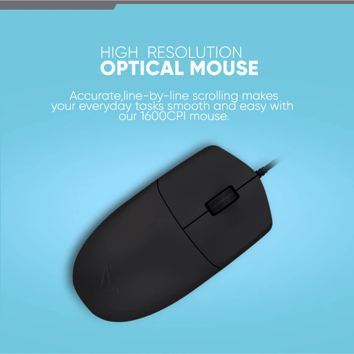 Ποντίκι Alcatroz 1600cpi Asic One Peach