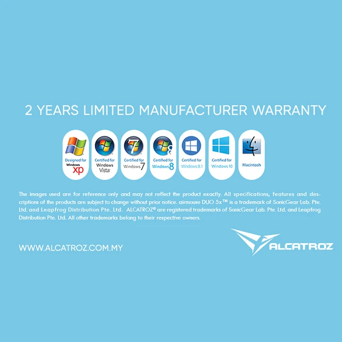 Ποντίκι Alcatroz 1600cpi Asic One Mint