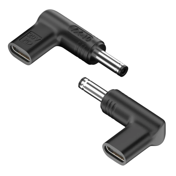 Αντάπτορας Τροφοδοσίας Powertech YX-10, USB-C σε Dell 4.5x3mm, μαύρος