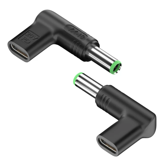 Αντάπτορας Τροφοδοσίας Powertech YX-18, USB-C σε Toshiba 6.3x3mm, μαύρος