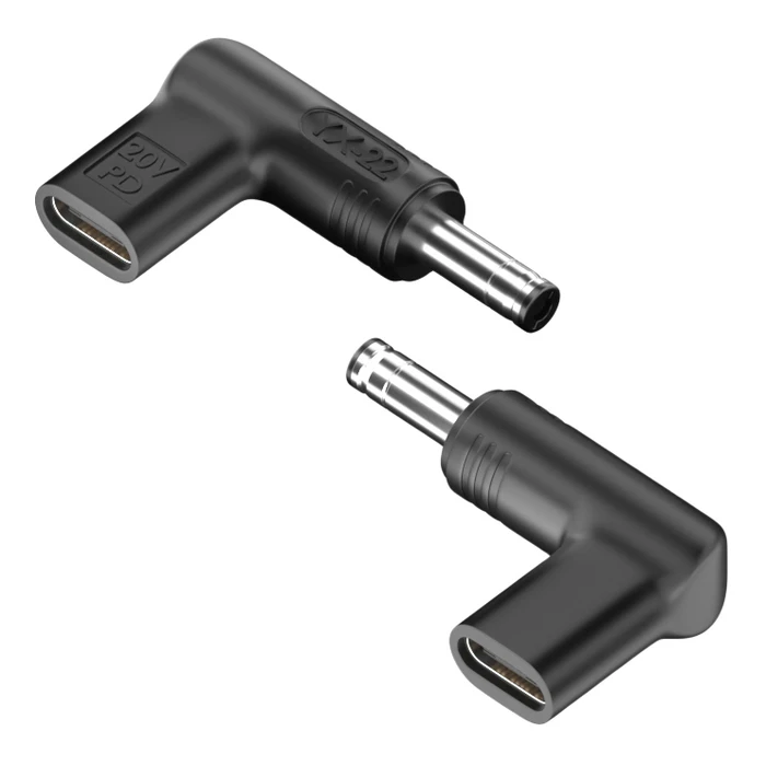 Αντάπτορας Τροφοδοσίας Powertech YX-22, USB-C σε Lenovo 4x1.7mm, μαύρος
