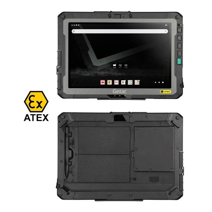 Tablet Getac Zx10-Ex, 10.1", 4/64GB, 4G, 9980mAh, IP66/Mil-Std-810H/Atex/Iecex, Android 13, Μαύρο