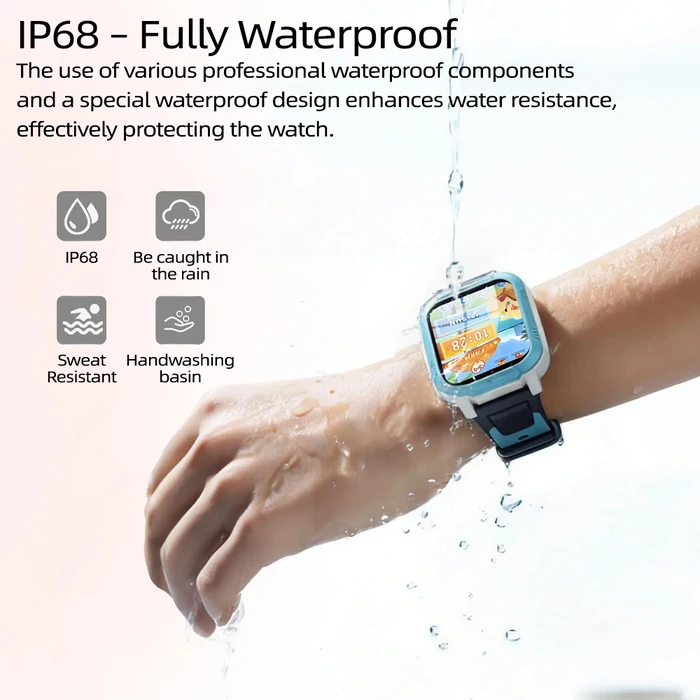 Blackview Z40 PRO Παιδικό Smartwatch 4G με GPS & Κάμερα Μπλε