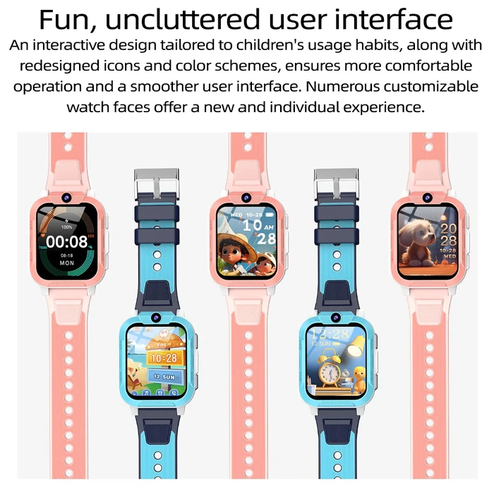 Blackview Z40 PRO Παιδικό Smartwatch 4G με GPS & Κάμερα Μπλε