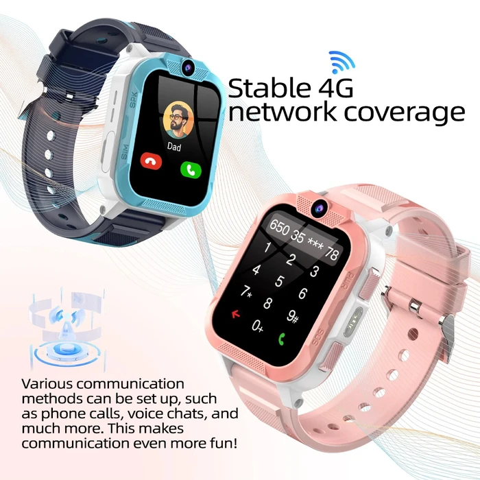 Blackview Z40 PRO Παιδικό Smartwatch 4G με GPS & Κάμερα Μπλε