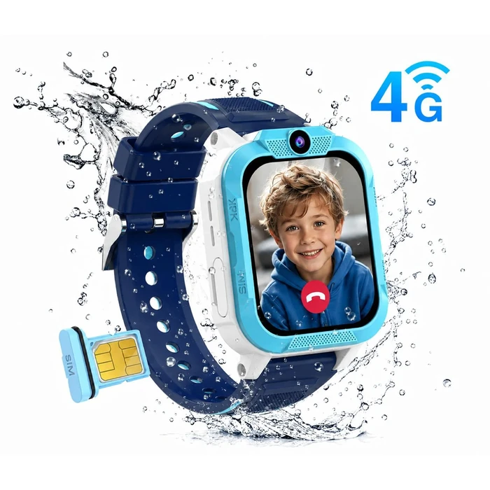 Blackview Z40 PRO Παιδικό Smartwatch 4G με GPS & Κάμερα Μπλε