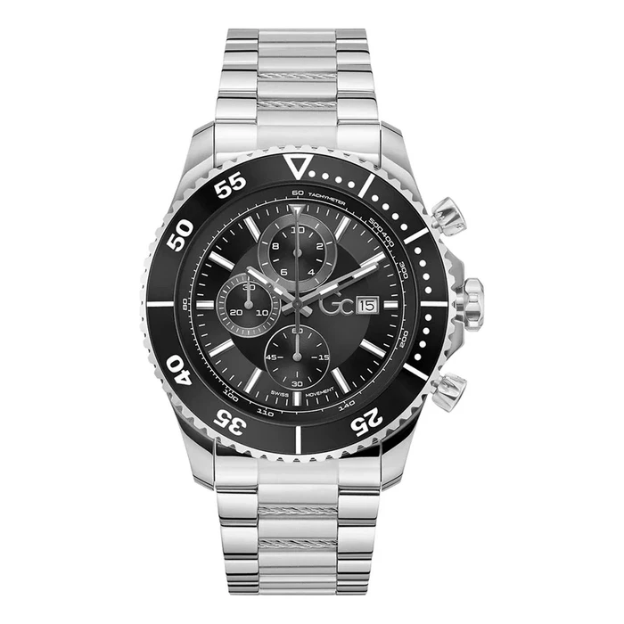 GC Men's Watch Z51009G2 (44mm) Quartz Chronograph Tachymeter Date