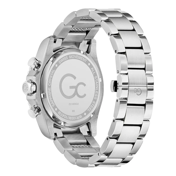 GC Men's Watch Z51009G2 (44mm) Quartz Chronograph Tachymeter Date