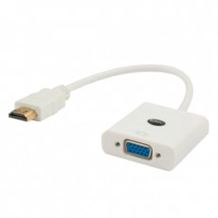 Αντάπτορας HDMI Savio CL-27B to VGA (D-Sub) White