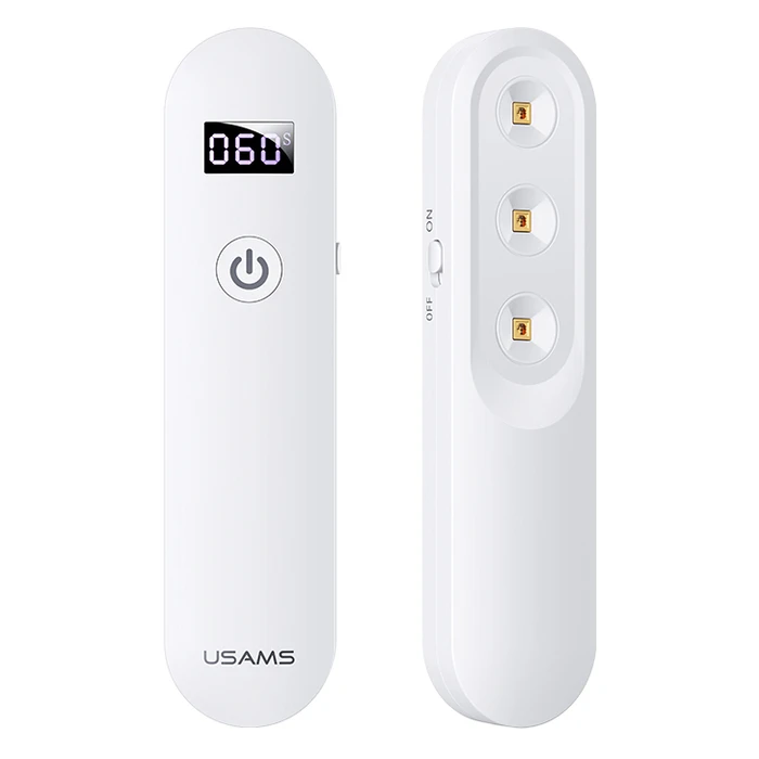 Αποστειρωτής UV Usams ultra mini US-ZB159,με οθόνη & μπαταρία, λευκός