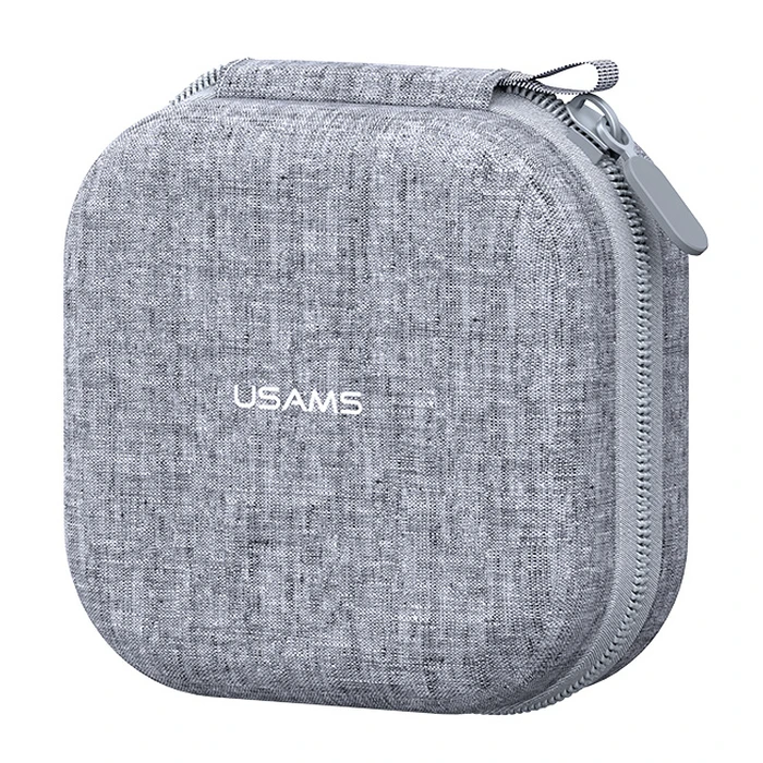 Θήκη Οργάνωσης Ακουστικών Usams Bluetooth Zb351, 9.5X9.5X5Cm, Γκρι
