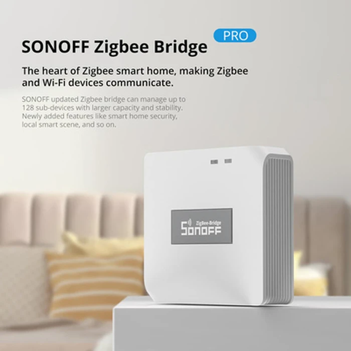 Smart Hub Sonoff ZBBRIDGE-P, ZigBee 3.0, Wi-Fi, λευκό