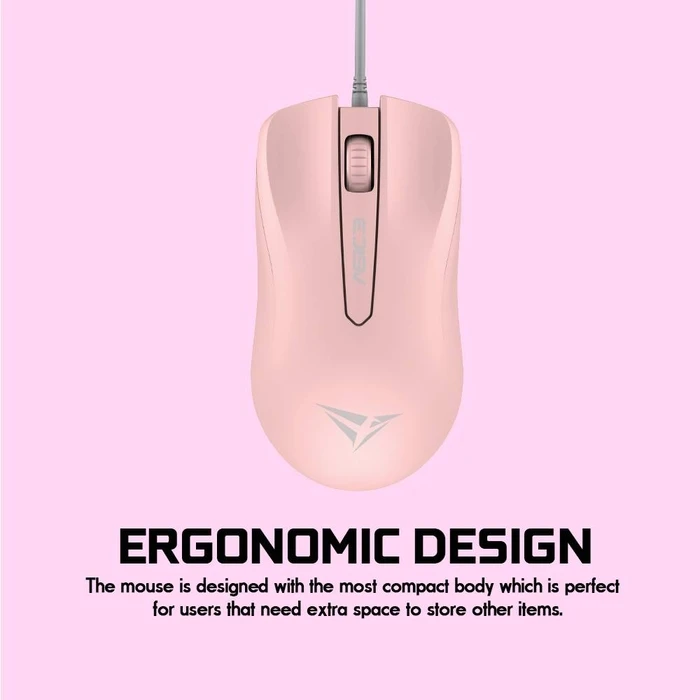 Ποντίκι Ενσύρματο Alcatroz ASIC 3 PEACH