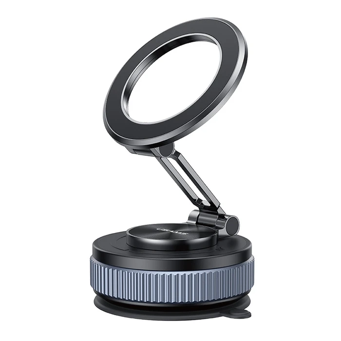USAMS ZJ084 Magnetic Car Phone Mount for Dashboard/Windshield, Black