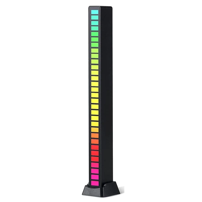 Φωτορυθμικό LED Φωτιστικό Zs52, RGB, 5W, Μαύρο