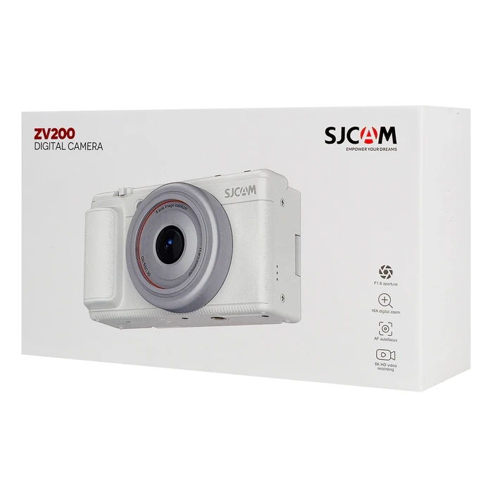 SJcam ZV200 Compact Φωτογραφική Μηχανή 12MP Οπτικού Ζουμ 16x Μαύρη