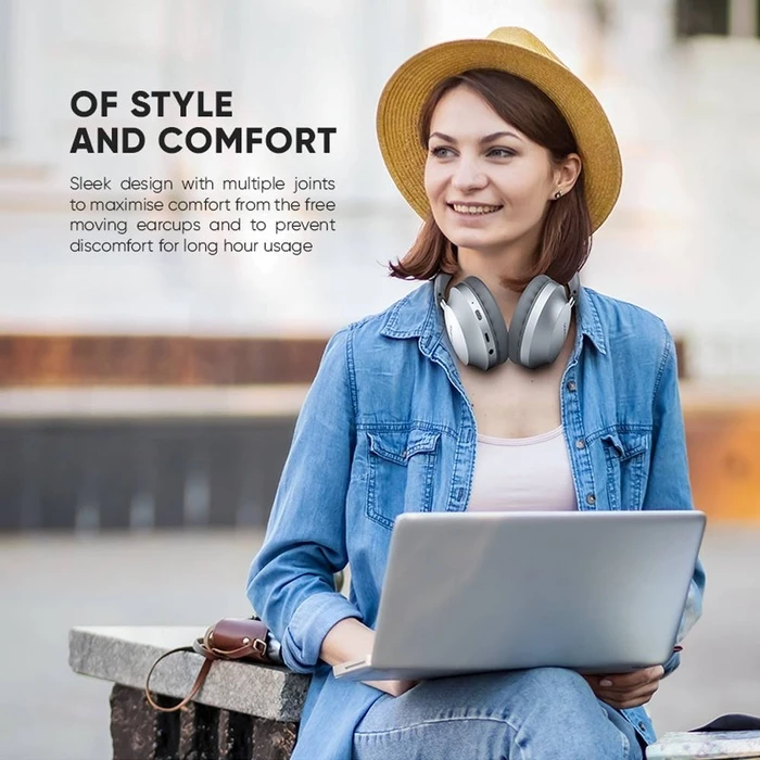 Ακουστικά Ασύρματα Sonic Gear Airphone Dnc 3000 Cream