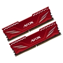 Μνήμη RAM Σταθερού DDR4 32GB AFOX GAMING 2X16GB 3200MHZ CL16 RANK1 XMP2 RED
