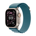 Smartwatch Watch Apple Watch Ultra 3 (2025) 5G 49Mm Natural Titanium With Alpine Loop M - Light Blue