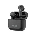 AKAI TWS Wireless Earbuds with Hybrid ANC ENC LDAC Hi Res up to 30h Fast Charging Black