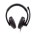 Gaming Headset Gembird stereo Black/rot USB