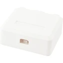 Κάλλυμα Δικτύου Equip 2x Keystone Jack with cover white
