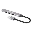 USB Hub Manhattan 4Port 3x480Mbit/s 1xGbit/s USB-A Stecker