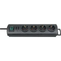 Πολύπριζο Brennenstuhl PRIMERA-LINE 4 fold black 1,5m
